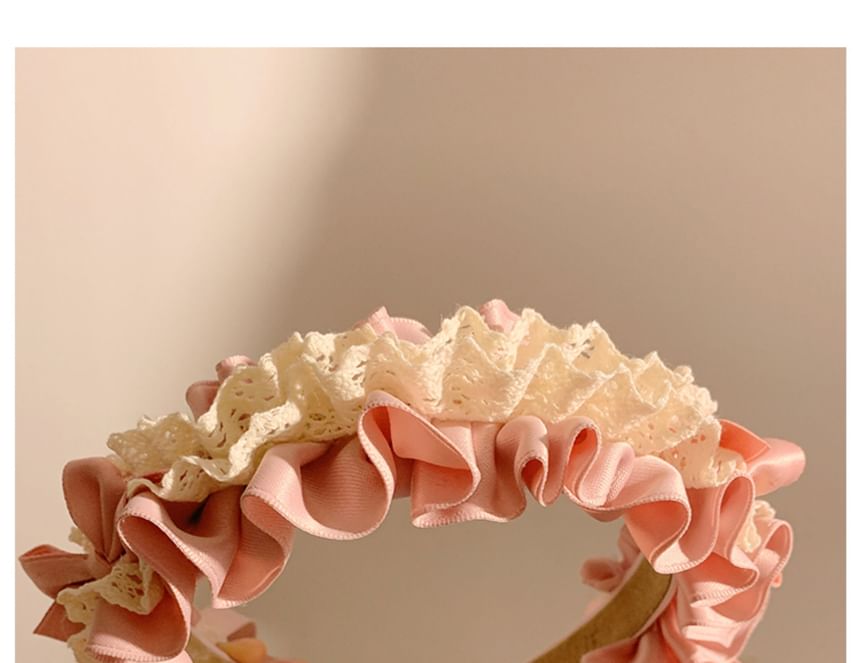 Ruffle Headband Bow