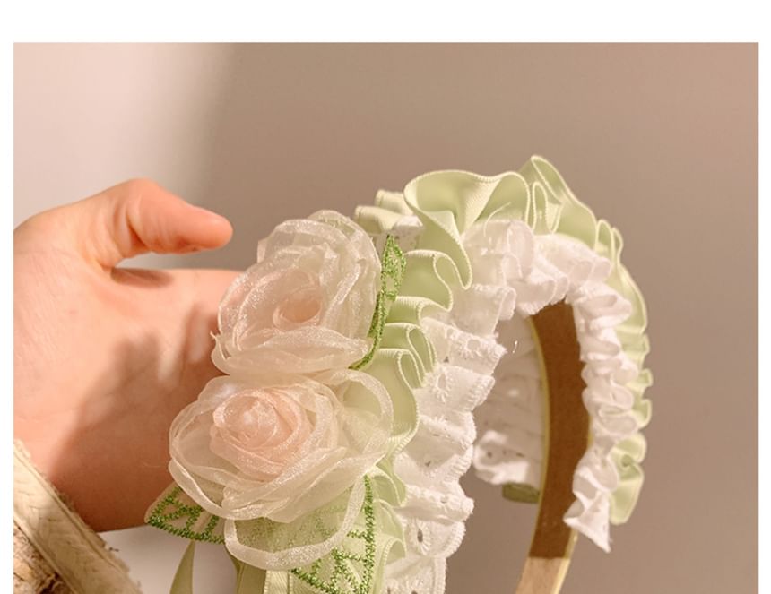 Headband Ruffle Floral