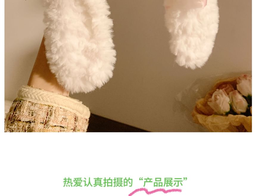 Bow Ruffle Ear Headband Bunny