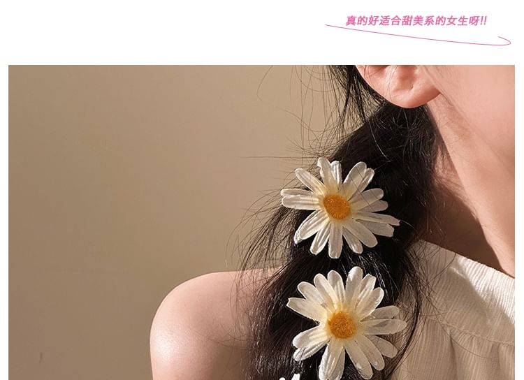 Daisy Hair Clip Set