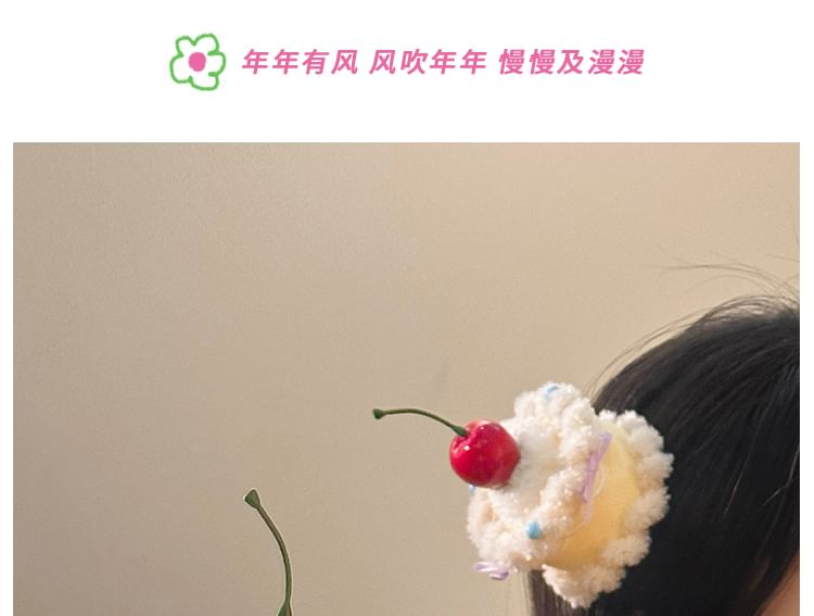 Cake Cherry Clip Hair