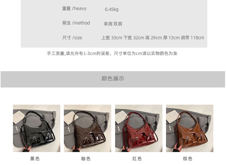 Faux Multi-Pocket Backpack Leather