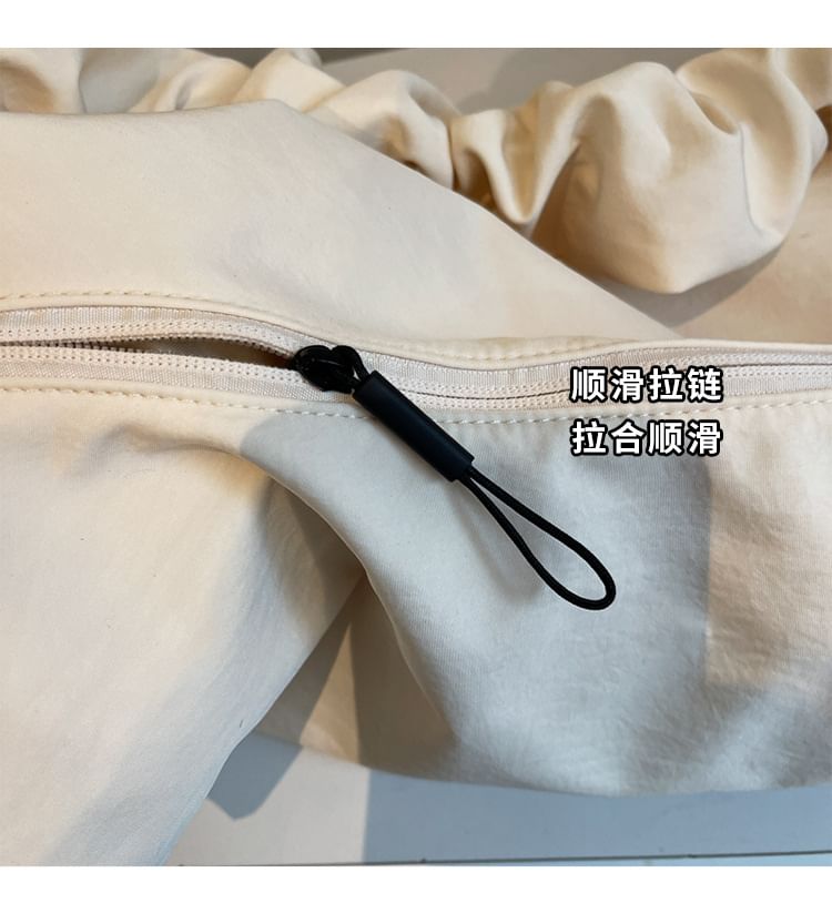 Bag Ruched Plain Tote