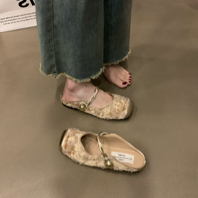 Mules Cap Jane Toe Mary