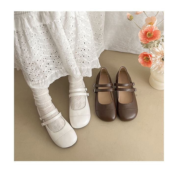 Jane Strap Double Shoes Mary