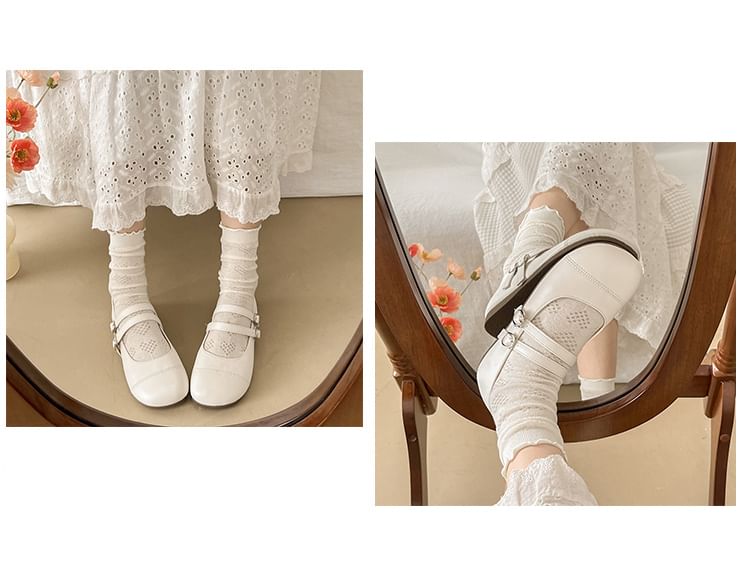 Jane Strap Double Shoes Mary