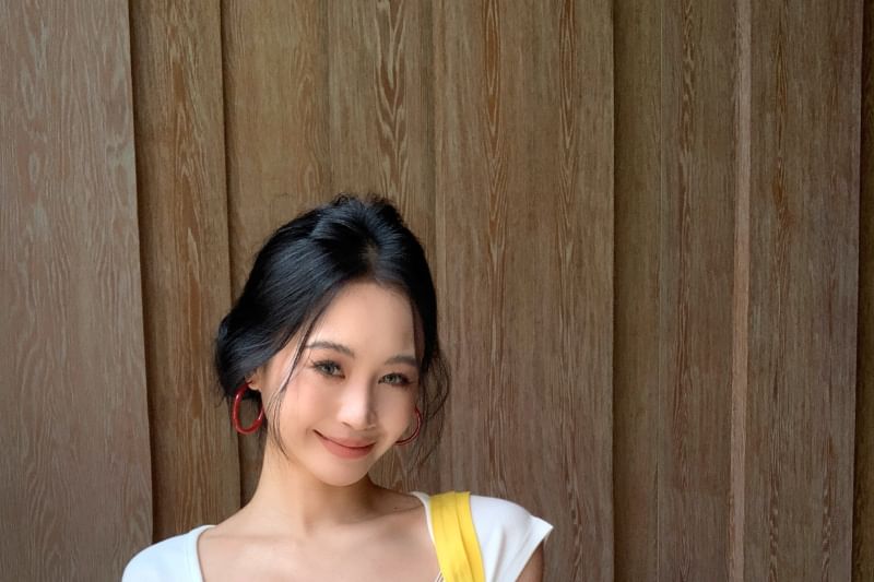 Crop Short-Sleeve Slim T-Shirt Ruched Plain Fit