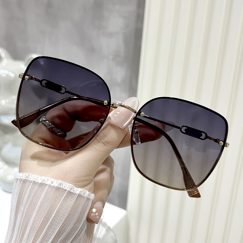 Metal Square Sunglasses