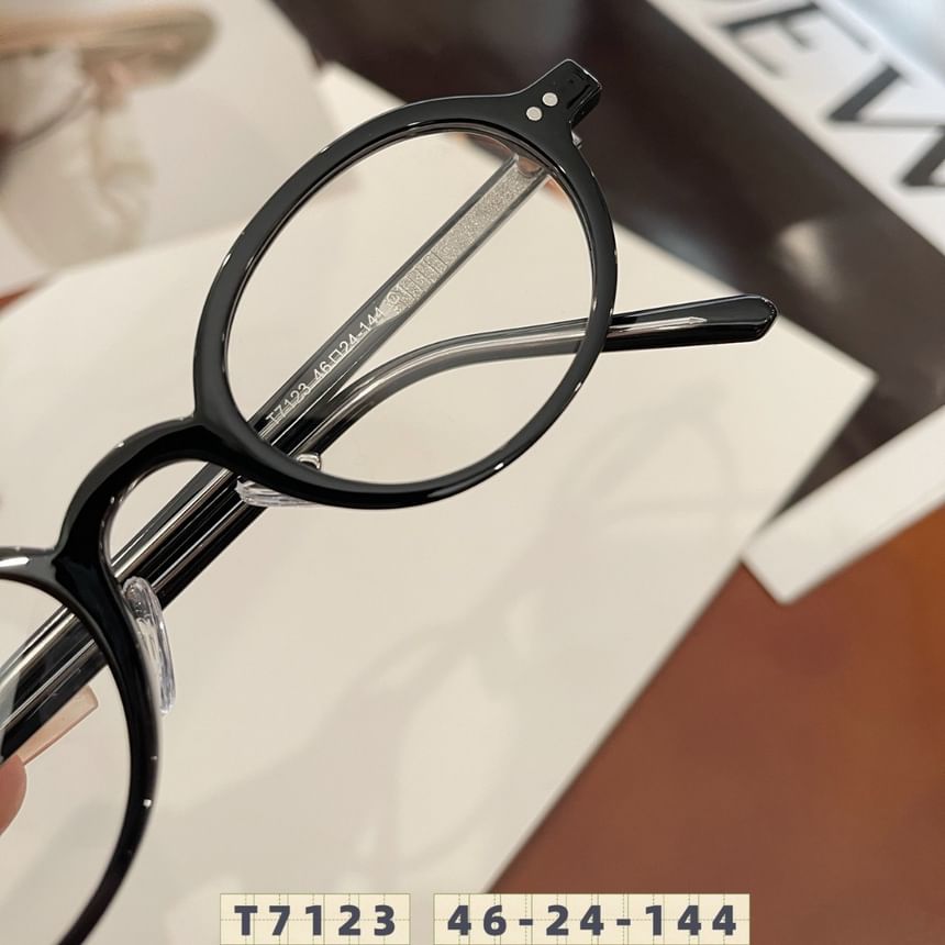 Oval Glasses Frame