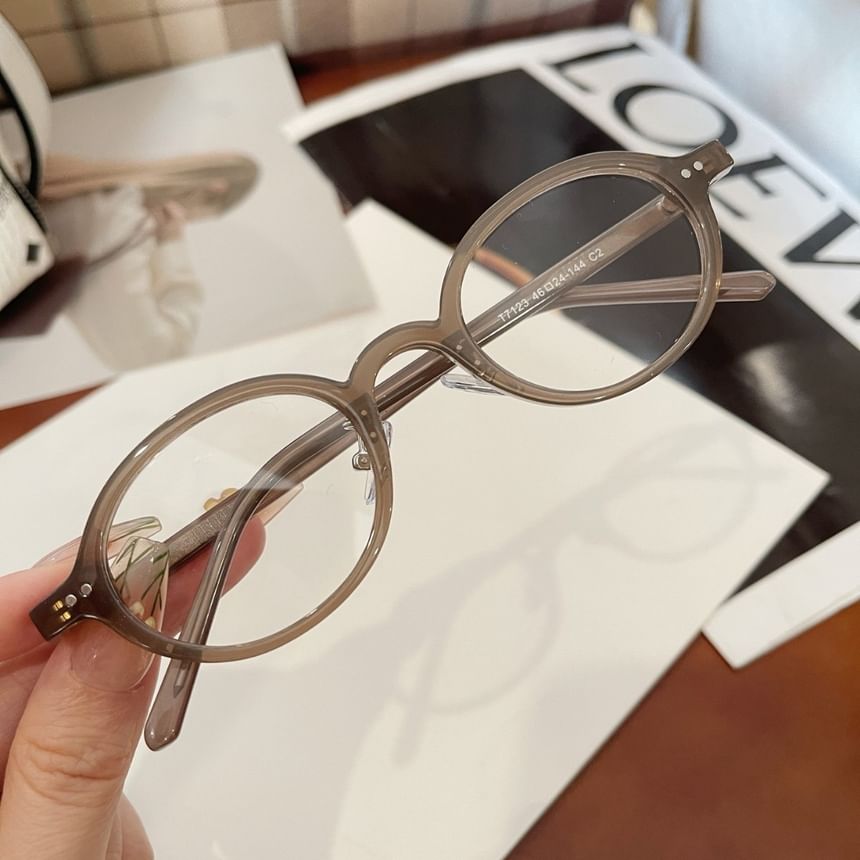 Oval Glasses Frame