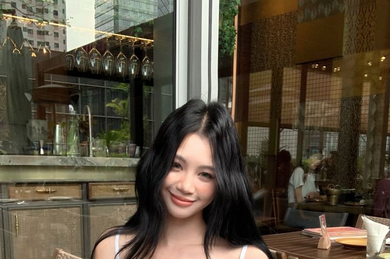 Bow Plain Accent Top V-Neck Cardigan Crop Set: Peplum + Cami