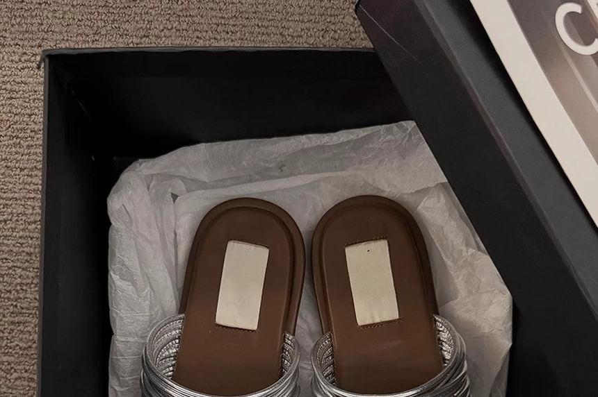 Sandals Slide Flat Loop Toe