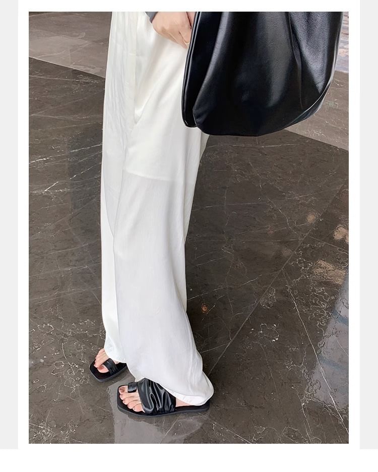 Loop Flat Slide Toe Sandals