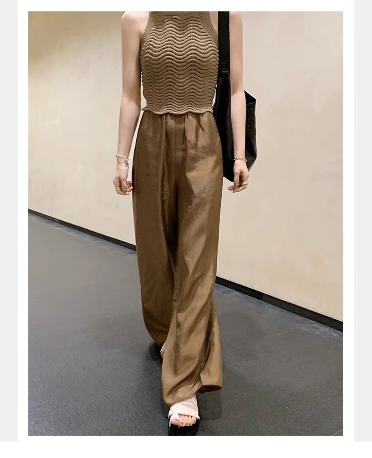 Loop Flat Slide Toe Sandals