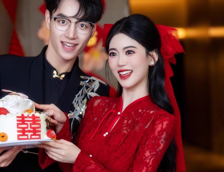 Buttoned Frog Waist Midi Top Pencil + Set: High Skirt Button-Up Long-Sleeve Lace