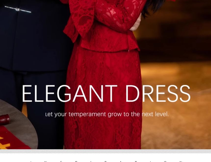 Buttoned Frog Waist Midi Top Pencil + Set: High Skirt Button-Up Long-Sleeve Lace