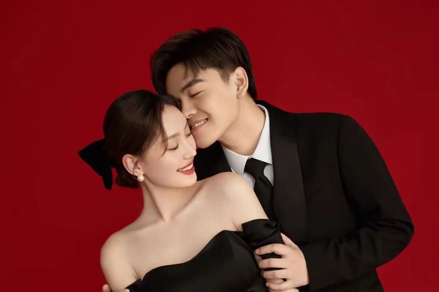 Gown A-Line Bow Puff-Sleeve Off-Shoulder Evening