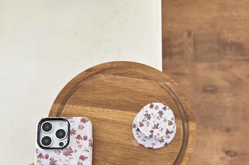 (Compatible Floral with Magnetic Case MagSafe) Phone