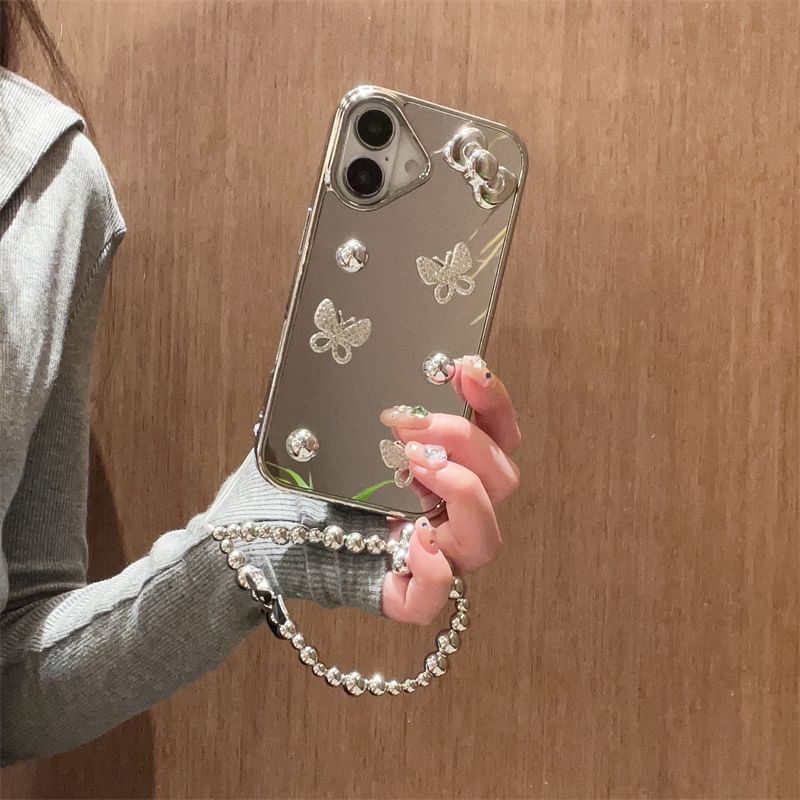 Case Strap Butterfly / Phone Mirrored Set