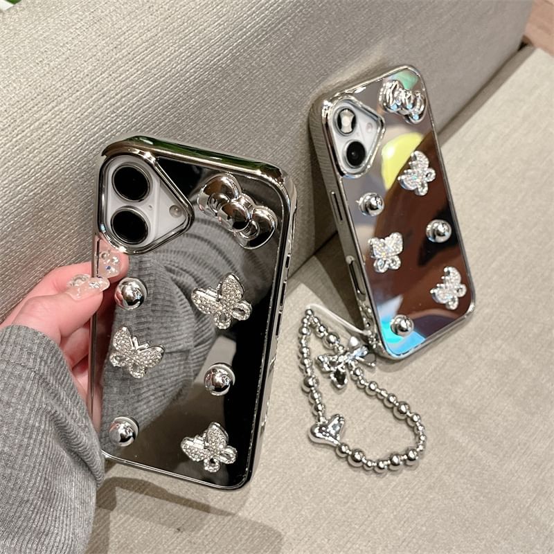 Case Strap Butterfly / Phone Mirrored Set