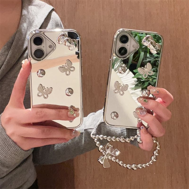 Case Strap Butterfly / Phone Mirrored Set