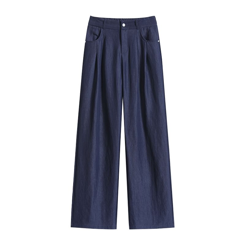 High Designs) Wide (Various Rise Slacks Plain Leg