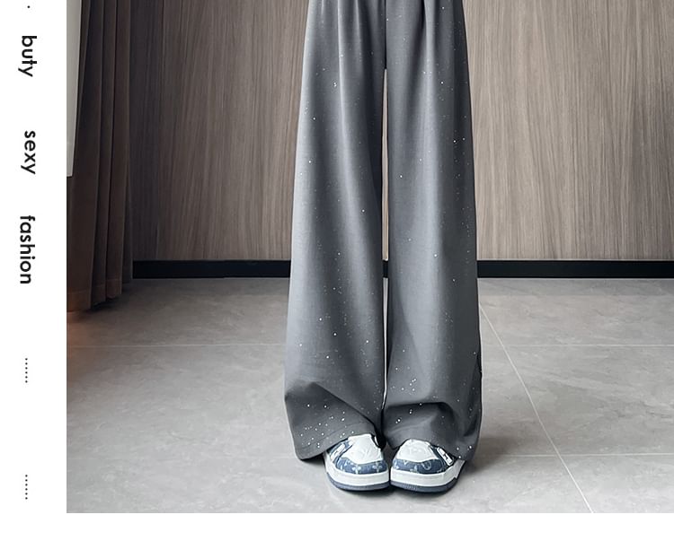 (Various Pants Panel Waist Leg High Dress Sequin Wide Lace Designs)