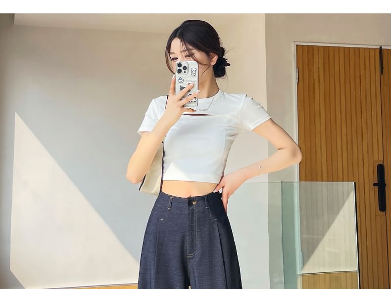 High Designs) Wide Waist Leg Jeans (Various