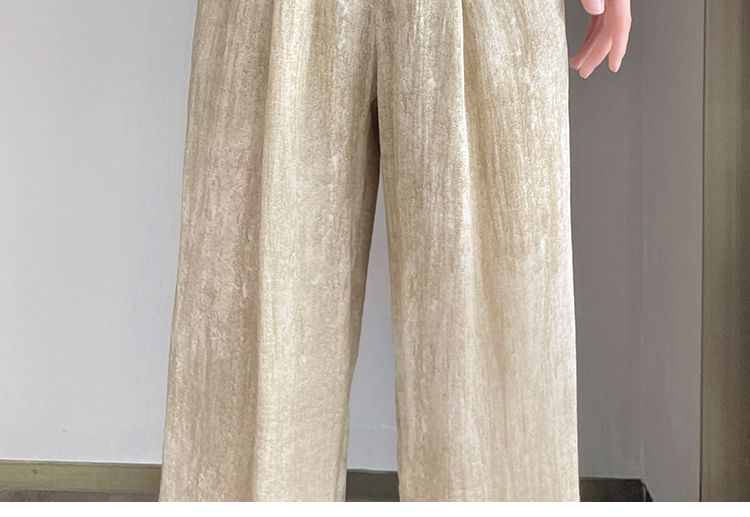 Pants Print Elastic Leg Wide Waist Designs) (Various