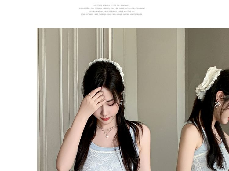 Waist Trim Skirt Pencil Lace Plain High Mini