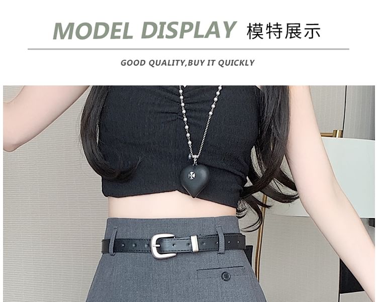 Rise Skirt Plain Trim High Lace A-Line Mini