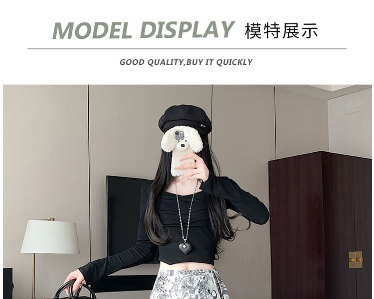 High Maxi Skirt Waist Patterned A-Line