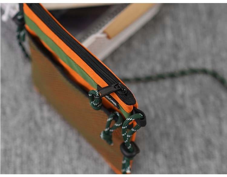 Mesh Bag Two Tone Panel Crossbody