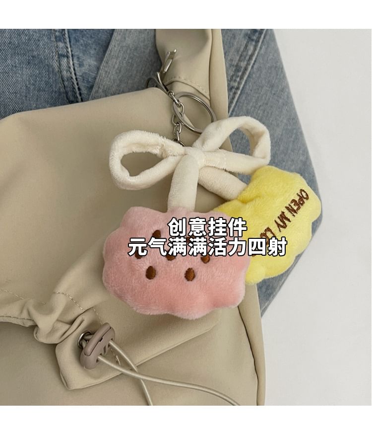 Crossbody Bag Plain Drawstring Flap