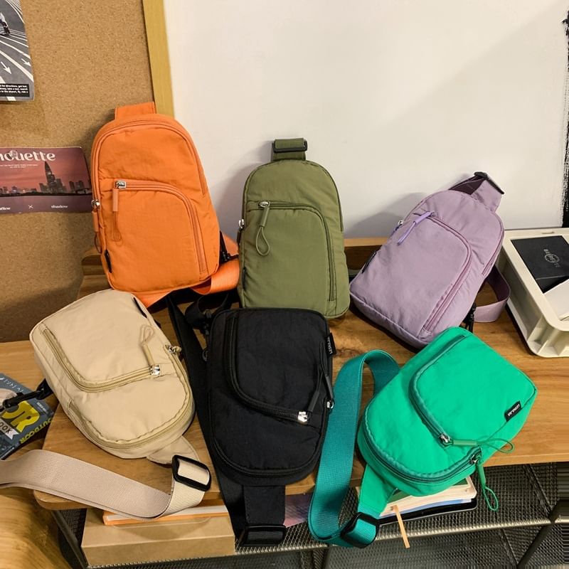 Plain Sling Nylon Bag