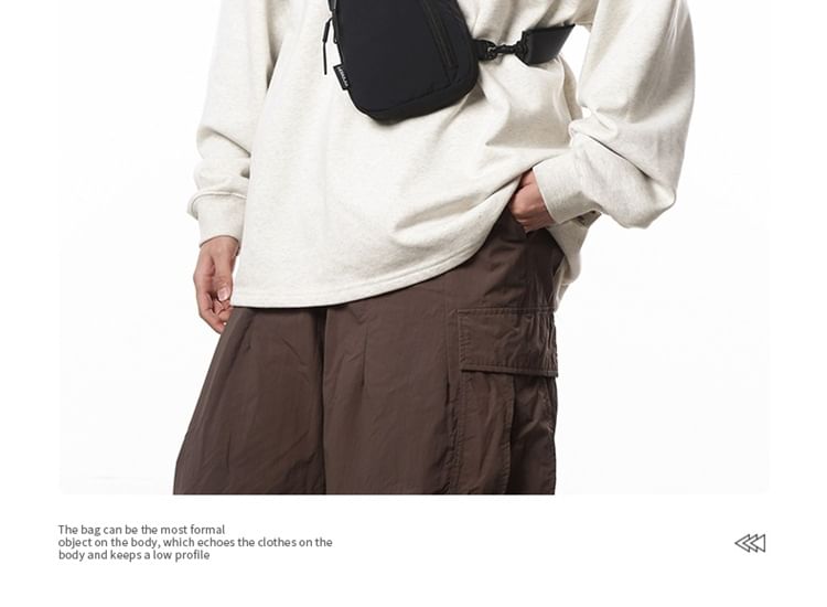 Plain Sling Nylon Bag