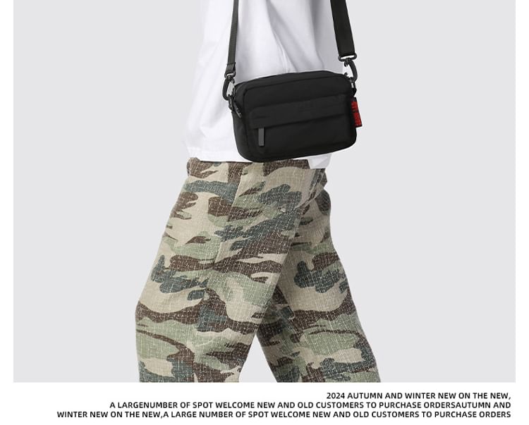 Crossbody Nylon Bag Plain