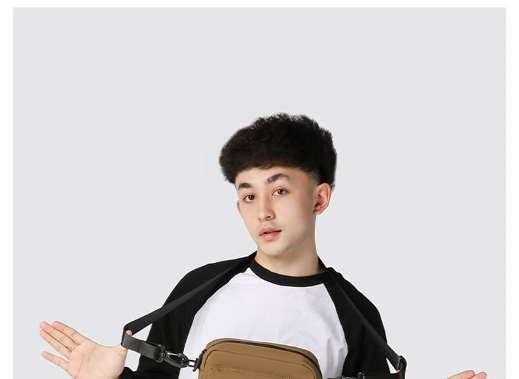 Crossbody Nylon Bag Plain