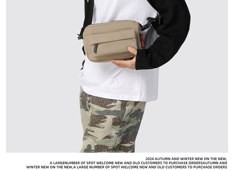 Crossbody Nylon Bag Plain