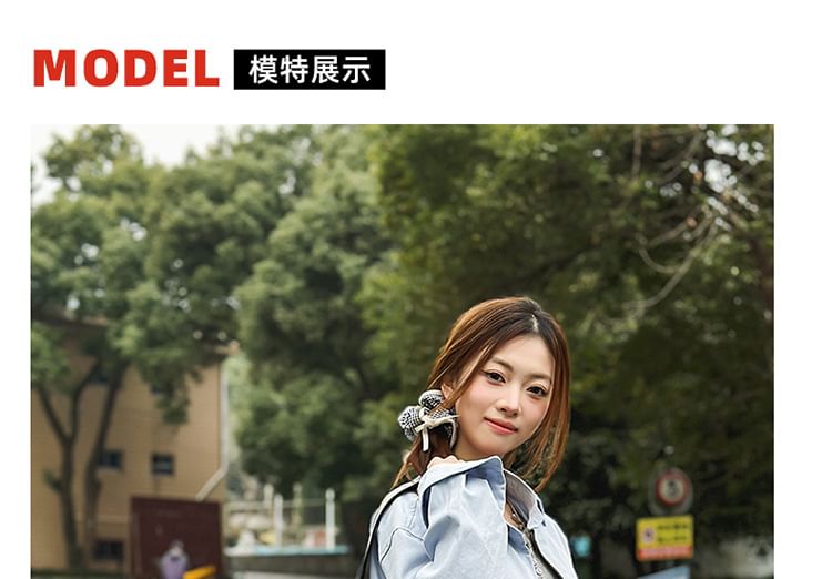 Nylon Crossbody Bag Plain