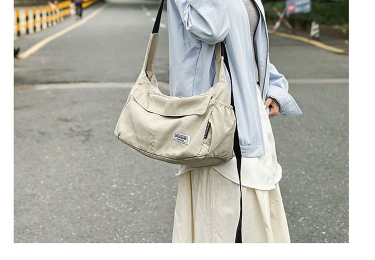 Nylon Crossbody Bag Plain