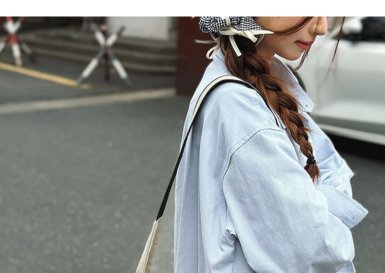 Nylon Crossbody Bag Plain