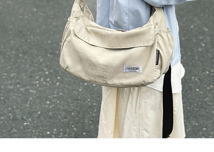 Nylon Crossbody Bag Plain