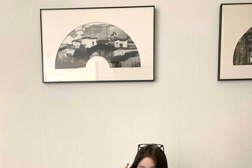 Halter Ruffle Print Leopard Top