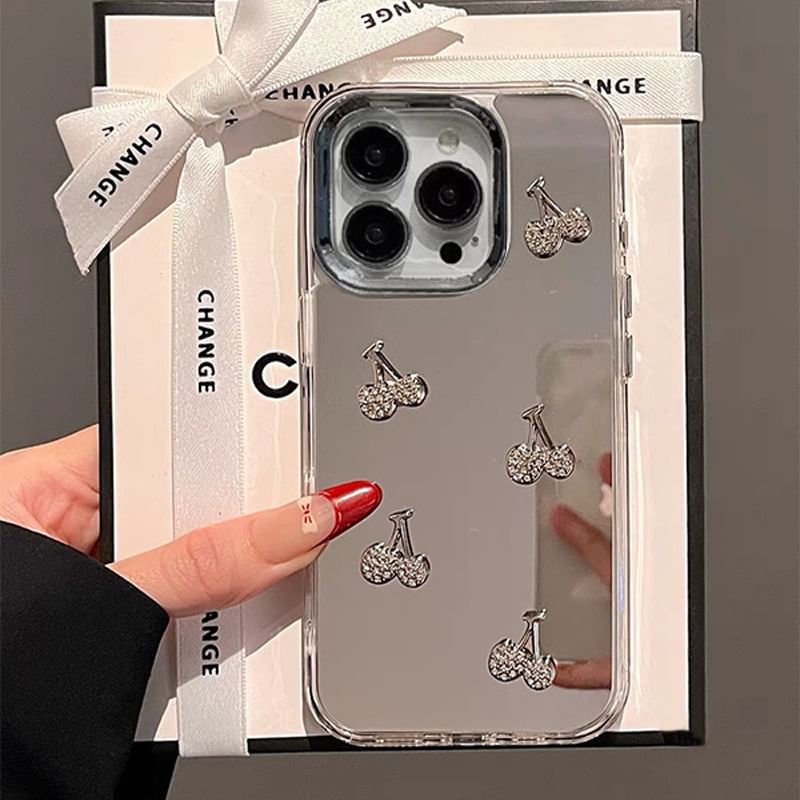 Cherry Case Strap / Set Phone Mirrored