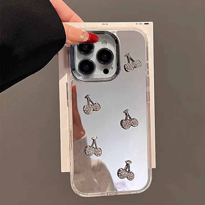 Cherry Case Strap / Set Phone Mirrored