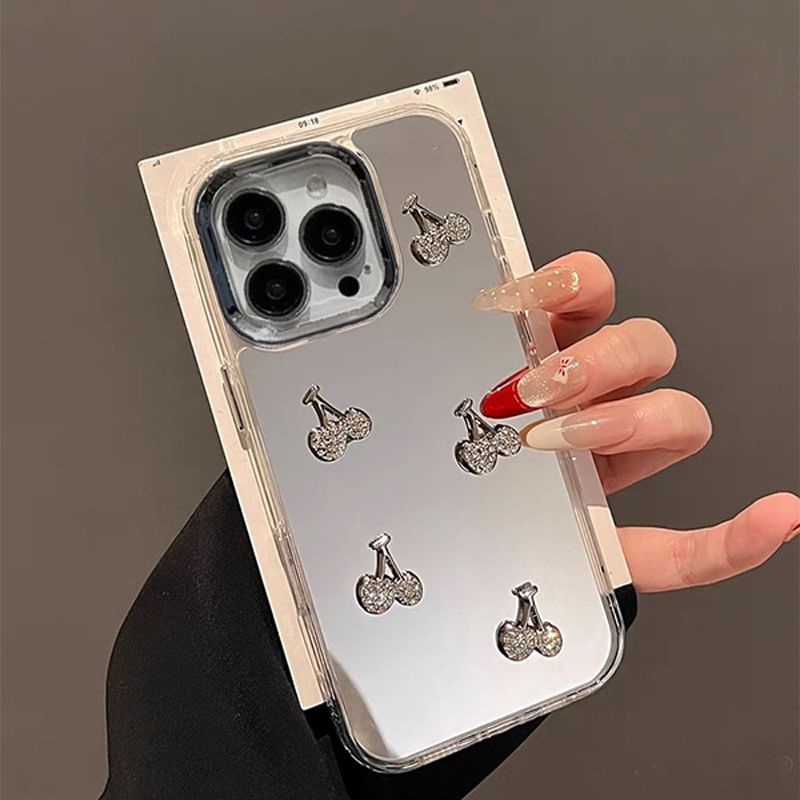 Cherry Case Strap / Set Phone Mirrored