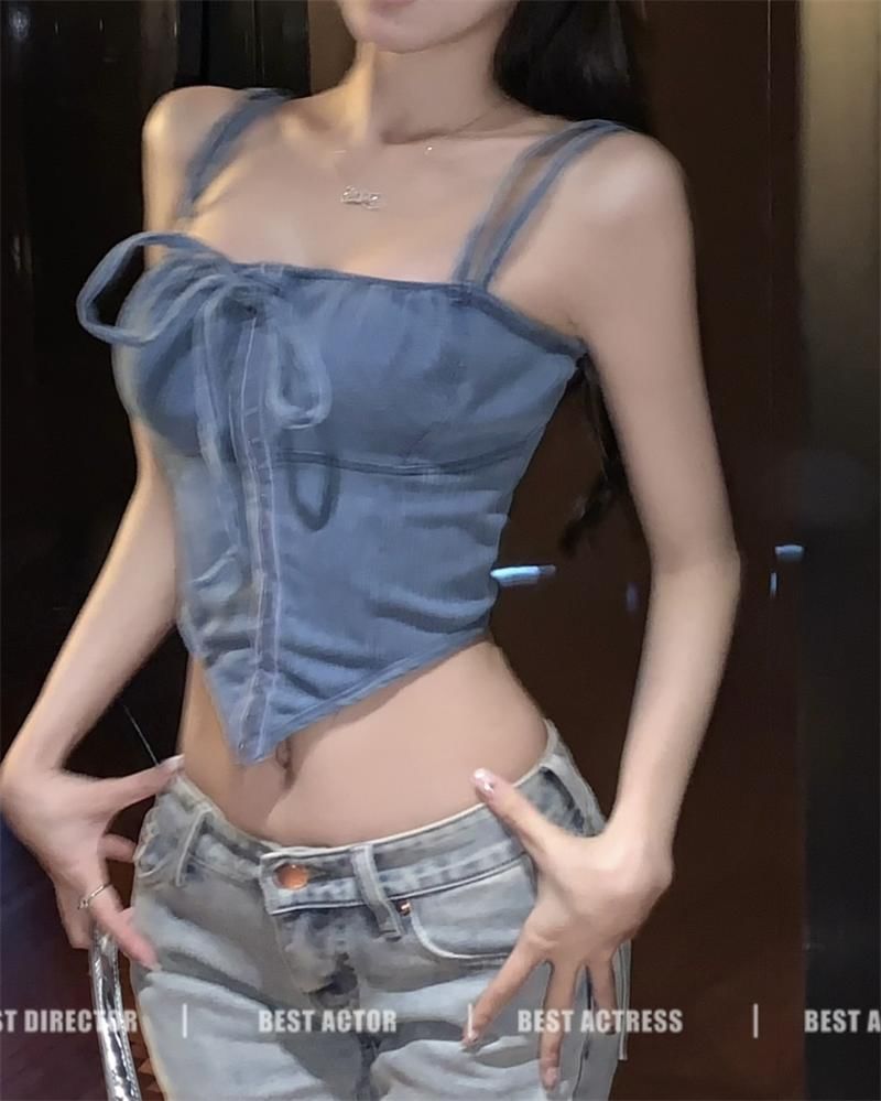 Top Eye Plain And Cami Hook Front Tie