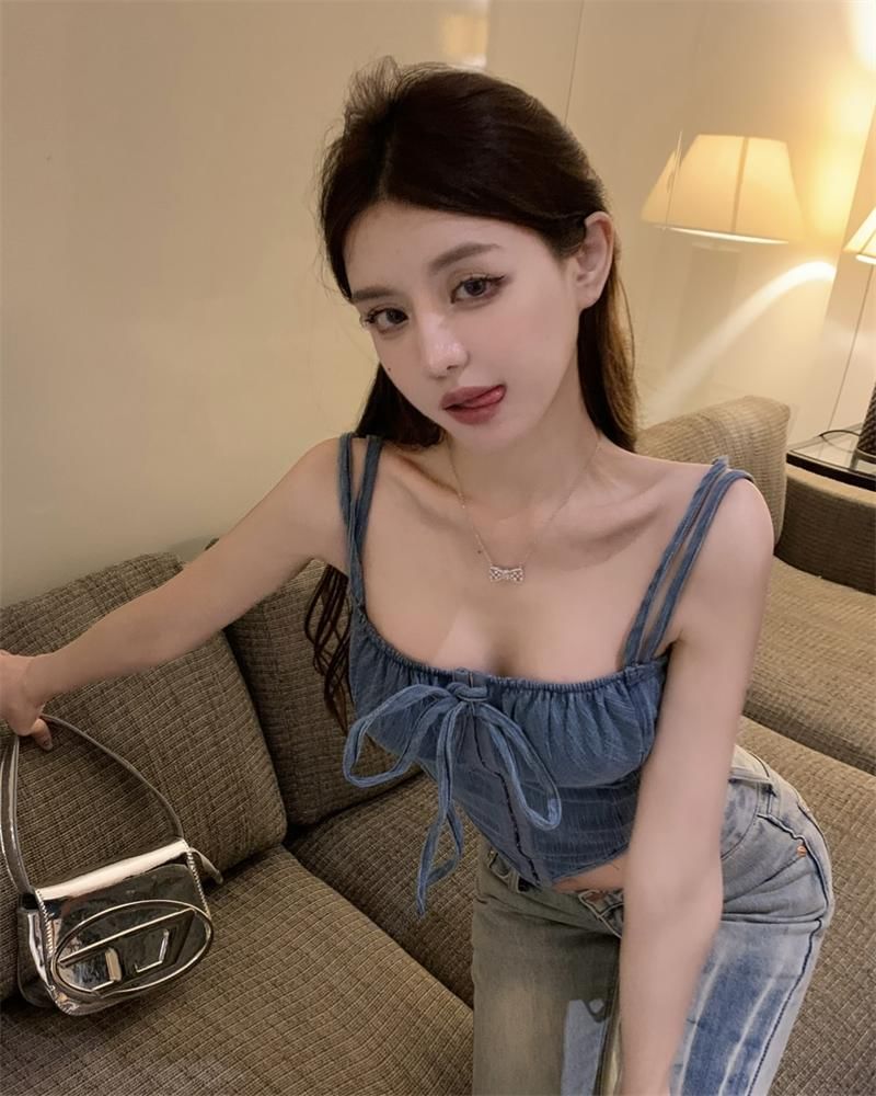 Top Eye Plain And Cami Hook Front Tie