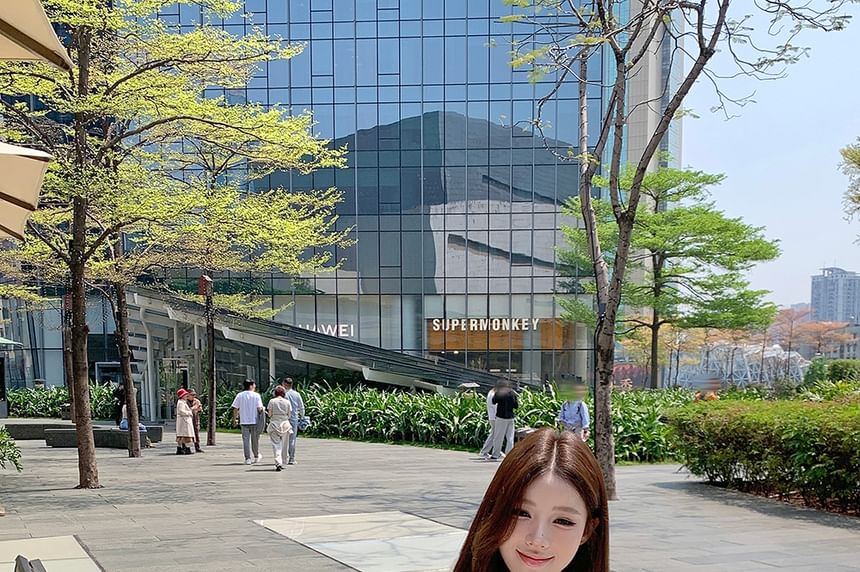 Ruffle Halter Plain Keyhole Top